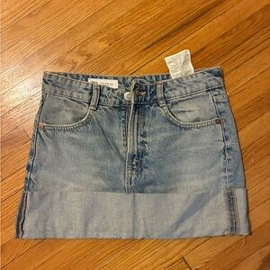Zara XS denim skirt